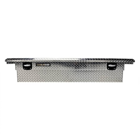 Camlocker 60 in Crossover Truck Tool Box For Ford Maverick, Polished Aluminum S60LP